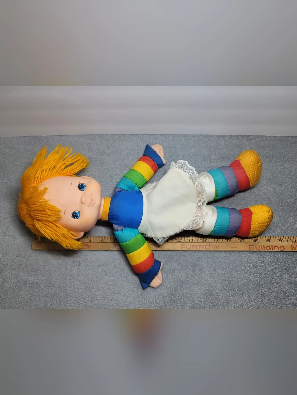 Vtg 80’s Rainbow Brite 18” Plush Doll Hallmark Mattel Original 1983 1st Release